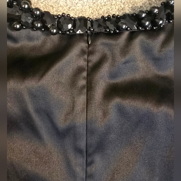 Adrianna Papell Beaded Neckline Cocktail Party Evening Classy Elegant Sz 12 - Picture 4 of 11
